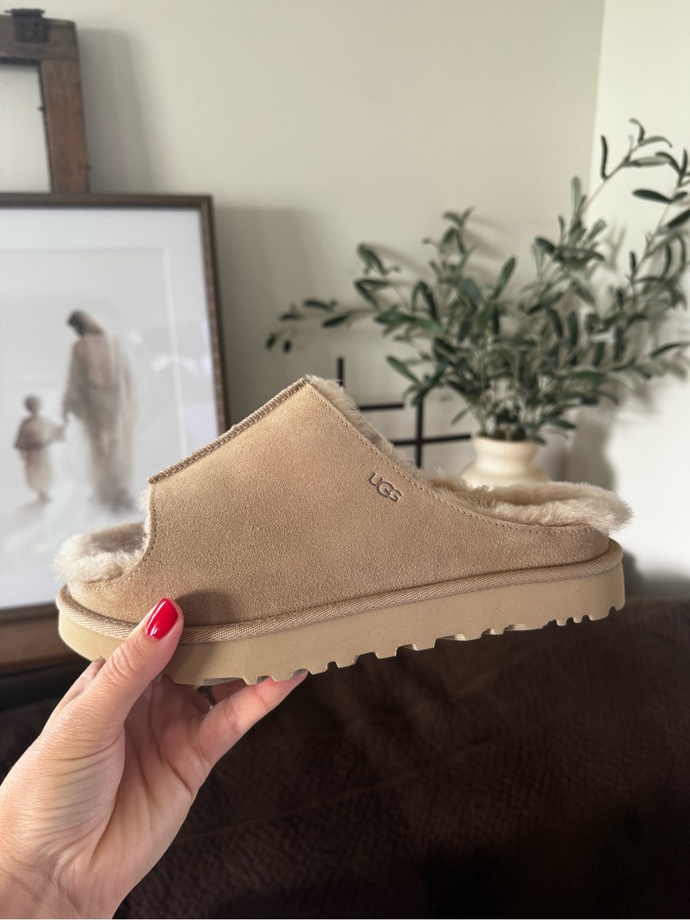 UGG Greenport Slide SAND size 7